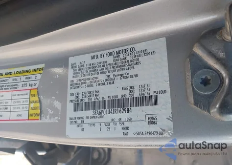 2018 Ford Fusion Se from USA, damaged, VIN 3FA6P0LU4JR162984